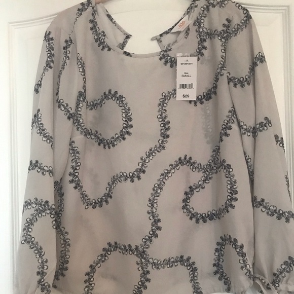 NWT Joe Fresh Print Blouse - Picture 1 of 3